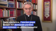 Pédocriminalité: Benoît XVI demande 