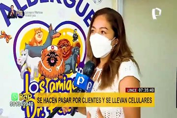 Lince: delincuentes se hacen pasar como falsos clientes para robar celulares de una veterinaria