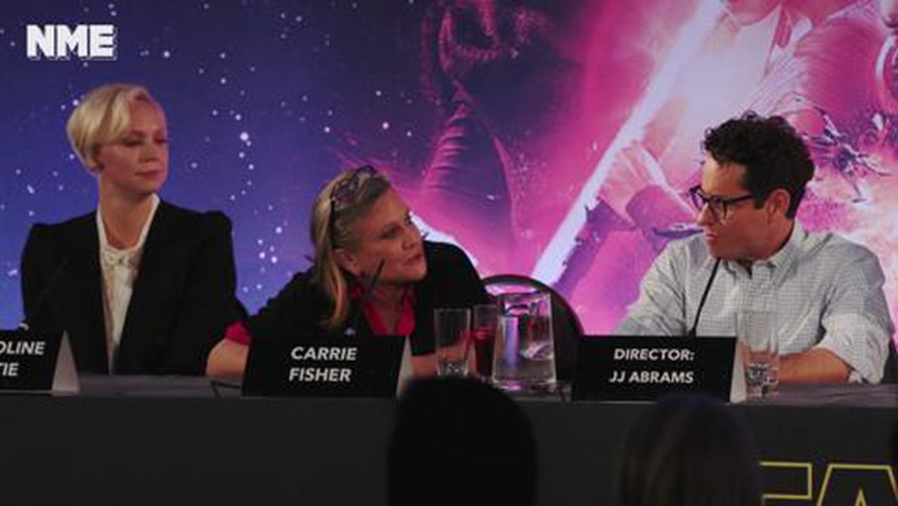 Star Wars The Force Awakens London Press Conference: Carrie Fisher & Harrison Ford Talk About Working With JJ Abrams