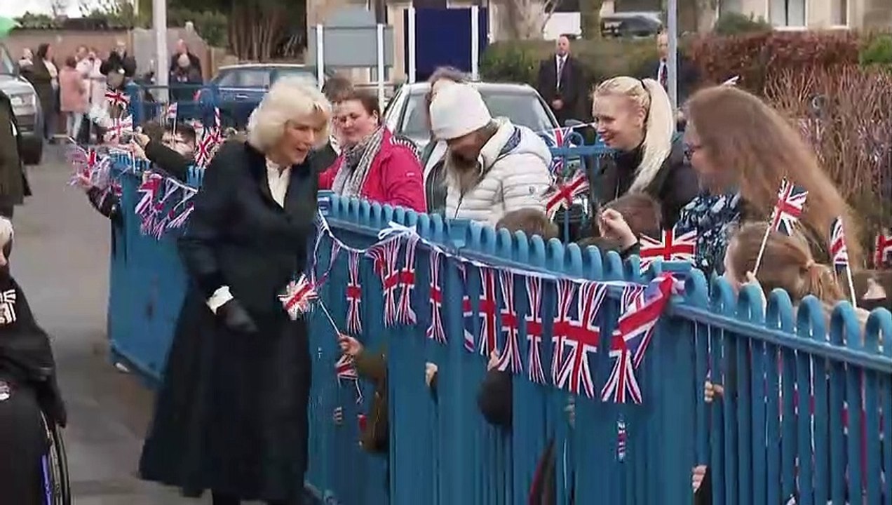 Camilla makes first public visit as future queen