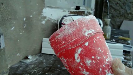 RODAPÉ DE GESSO  ARGAMASSA ACIII BRANCA  MARMORE, GRANITO E PORCELANATO.