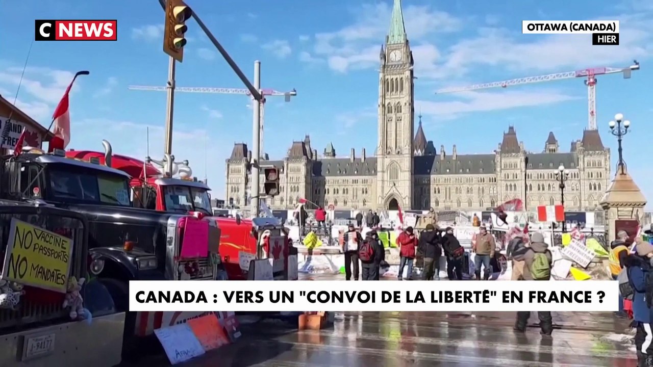 Canada : vers un «convoi de la liberté» en France