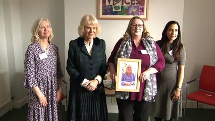 Camilla champions 'fantastic' work of domestic abuse charity