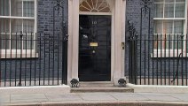 Guto Harri avoids media questions outside Downing Street