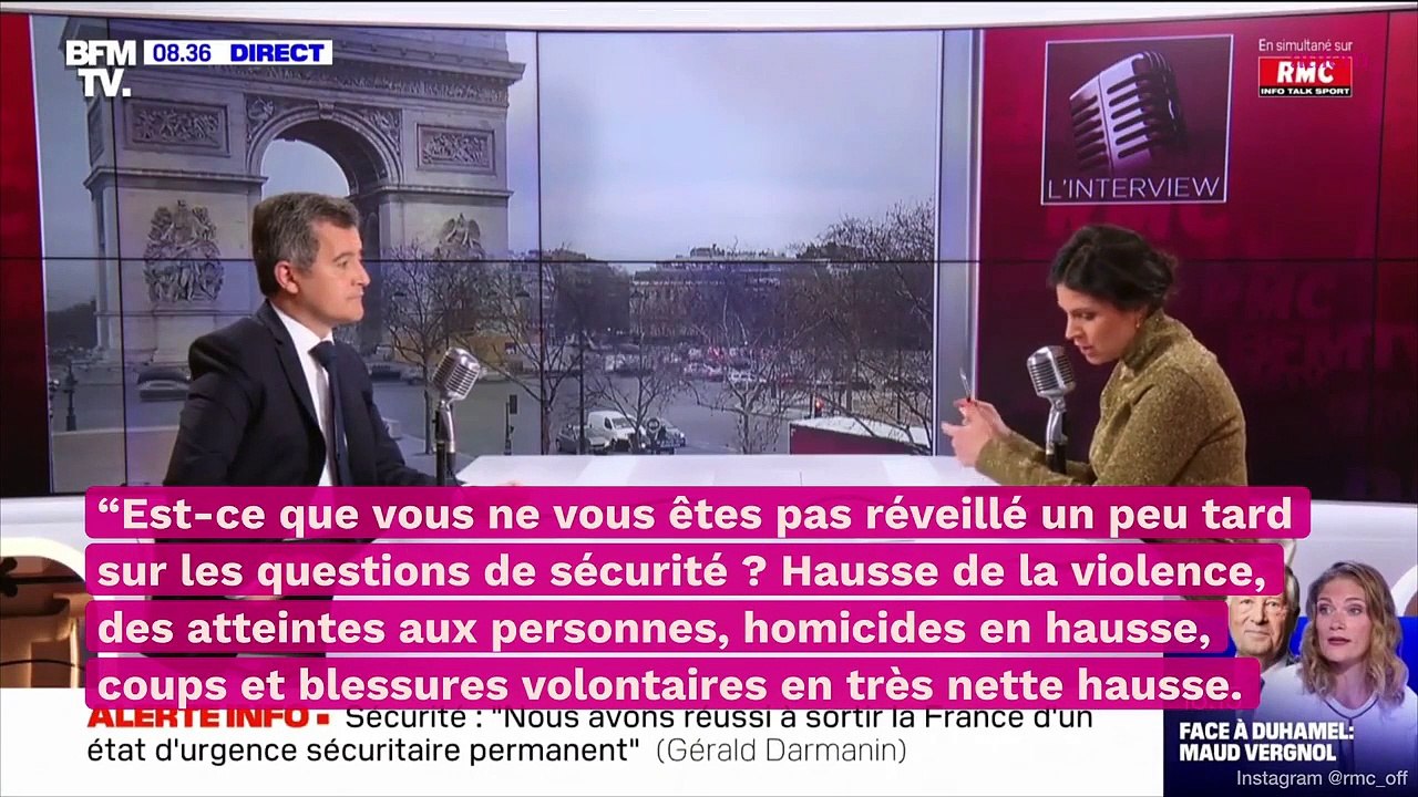 Gérald Darmanin : ses propos sexistes à Apolline de Malherbe