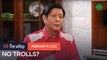 Marcos insists he has no trolls, says fake news 'dangerous'