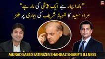 Murad Saeed satirizes Shehbaz Sharif's illness