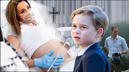 Confirm George's sad news about KATE's baby No.4 today - William desperately leaving UK
