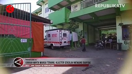 Klaster Sekolah Meningkat, Gibran Minta Warga Tenang