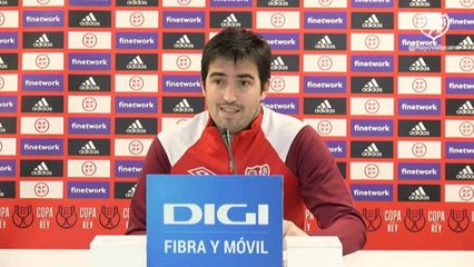 Iraola: "Soñamos con eliminar al Betis y estoy convencido de que los aficionados también"