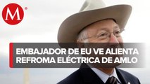 “Alentadora”, la opinión de Ken Salazar sobre reforma eléctrica: Morena en San Lázaro