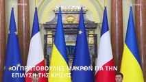 Διπλωματικές πρωτοβουλίες Μακρόν για την επίλυση της ουκρανικής κρίσης