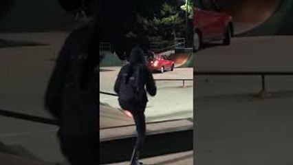 Guy Jumps on Car and Smashes Window
