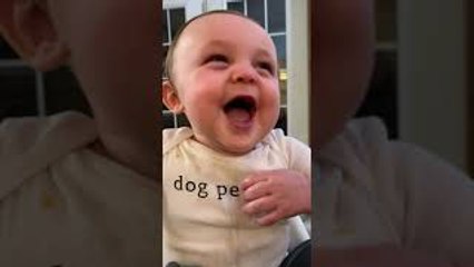 Baby Belly Laughing at Dad's Funny Faces