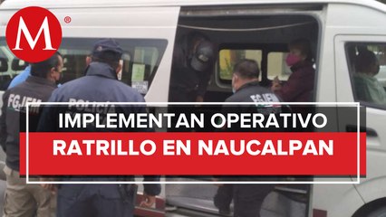 Detienen a 101 personas tras operativo "Rastrillo" en Edomex