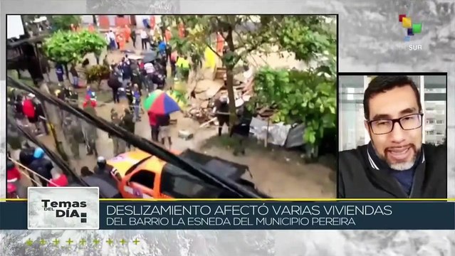 Continúan labores de búsquedas tras deslizamiento de tierra en Colombia