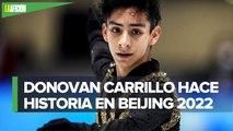 Donovan Carrillo avanza a final de patinaje artístico en Beijing 2022