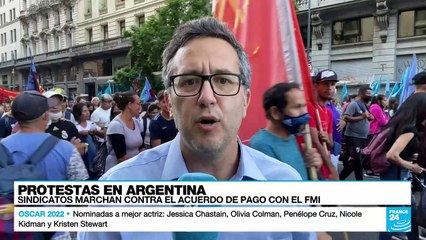 Informe desde Buenos Aires: sindicatos marcharon contra el acuerdo de pago con el FMI