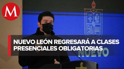 Samuel García plantea regreso a clases presenciales en NL para el 14 de febrero