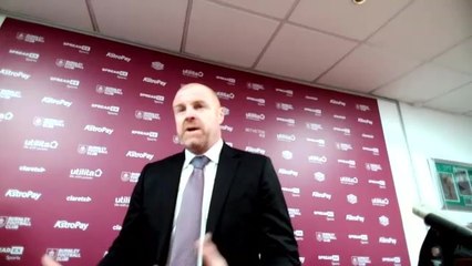 Dyche pleased with Burnley battling draw against Utd