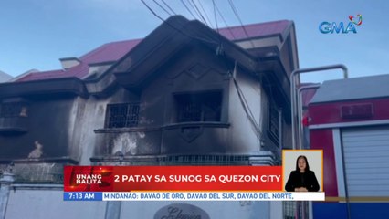 Mag-ina, patay sa sunog sa Quezon City | UB
