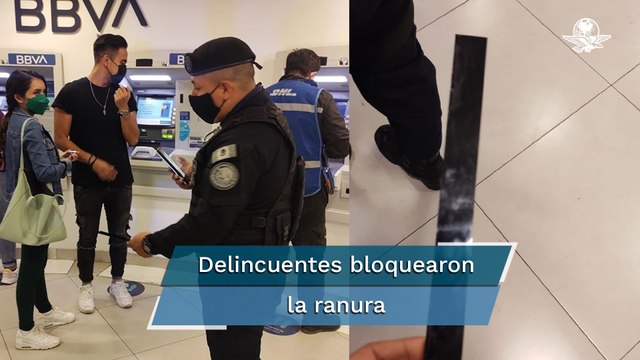 Así es la trampa que colocan en cajeros automáticos para robar efectivo en Edomex