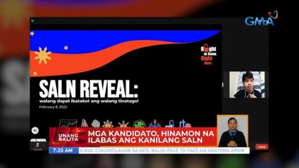 Isang koalisyon, hinamon ang mga kanditado na ilabas ang kanilang SALN | UB