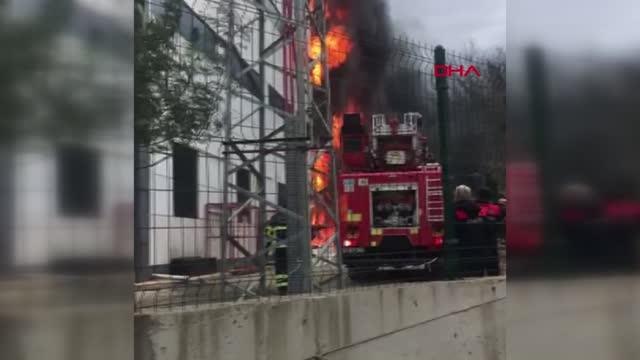 GİRESUN'DA FAKÜLTE ÇATISINDA YANGIN