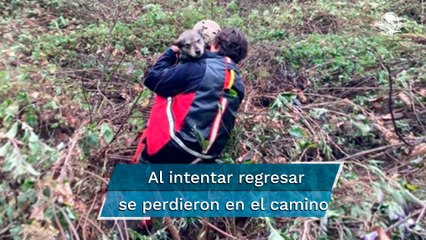 Rescatan a seis jóvenes y un perrito tras perderse en el Parque Estatal Sierra de Guadalupe, en Coa