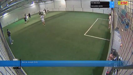 But de Joseph (5-8) - FC NEVADA Vs Les pieds carrés  - 13/02/22 20:23 - LIGUE 2 - Poitiers Game Parc
