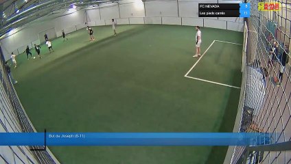 But de Joseph (8-11) - FC NEVADA Vs Les pieds carrés  - 13/02/22 20:23 - LIGUE 2