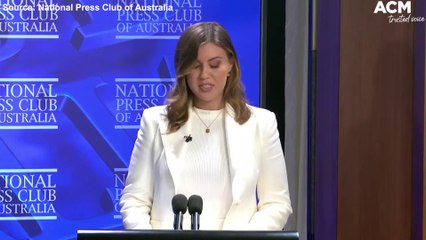 Brittany Higgins speaks at National Press Club on Wednesday | February 9, 2022 | ACM