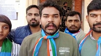NSUI का धरना समाप्त,विवि सरकार को भेजेगा सिलेबस कम करने का प्रस्ताव