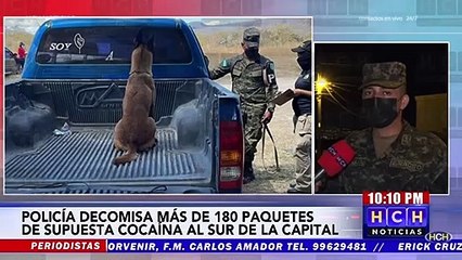 Download Video: Cuerpos Policiales decomisan más de 180 paquetes de supuesta cocaína en la capital