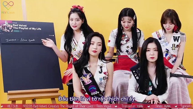 [VIETSUB] 190228 Red Velvet Creates The Playlist of Their Lives - Teen Vogue