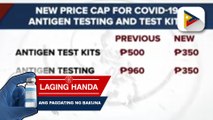 DOH, nagbaba ng price cap para sa COVID-19 antigen testing at test kits