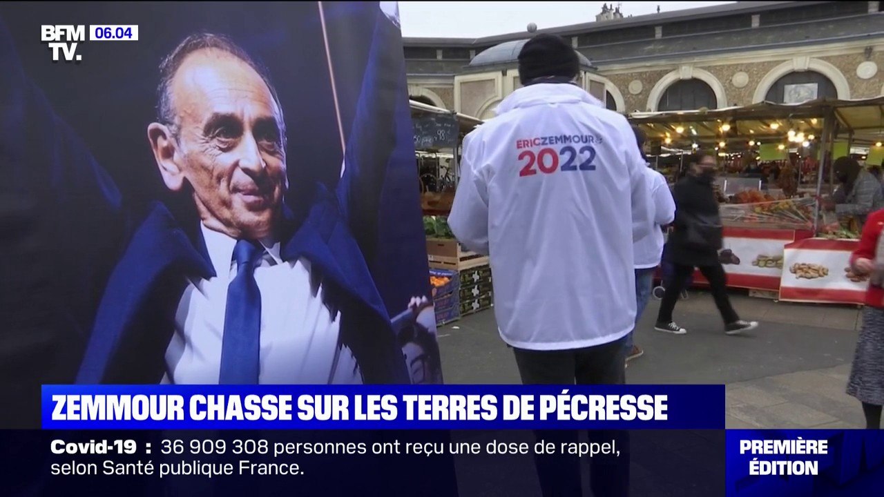 Comment les militants d'Éric Zemmour chassent sur les terres de Valérie Pécresse à Versailles