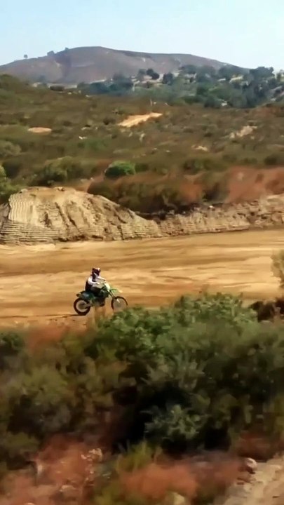 Motocross (MX) Bike racing looking like Hill Climb Racing game.