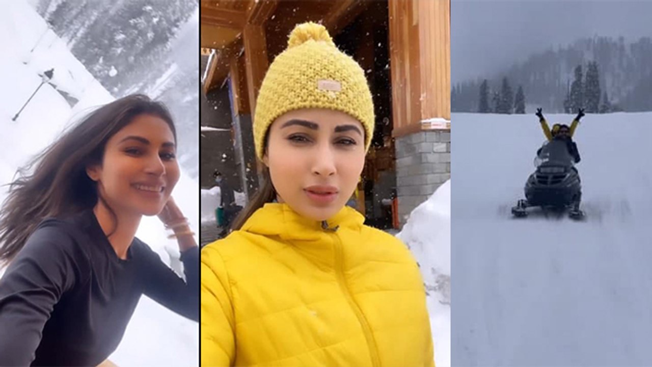 Mouni Roy Honeymoon Inside Video Viral, Husband Suraj Nambiar संग Snow Biking | Boldsky