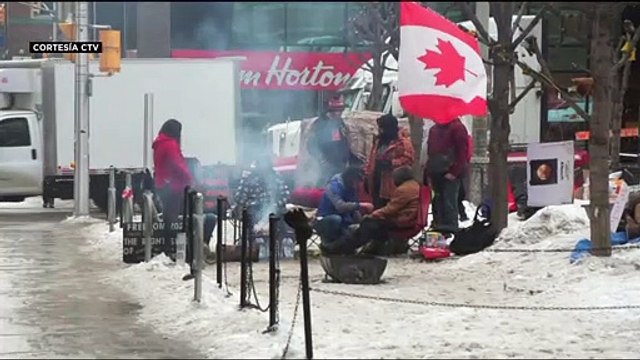 Mucho más que un movimiento antivacunas: 11 días de bloqueo en Ottawa y el paso fronterizo con EEUU