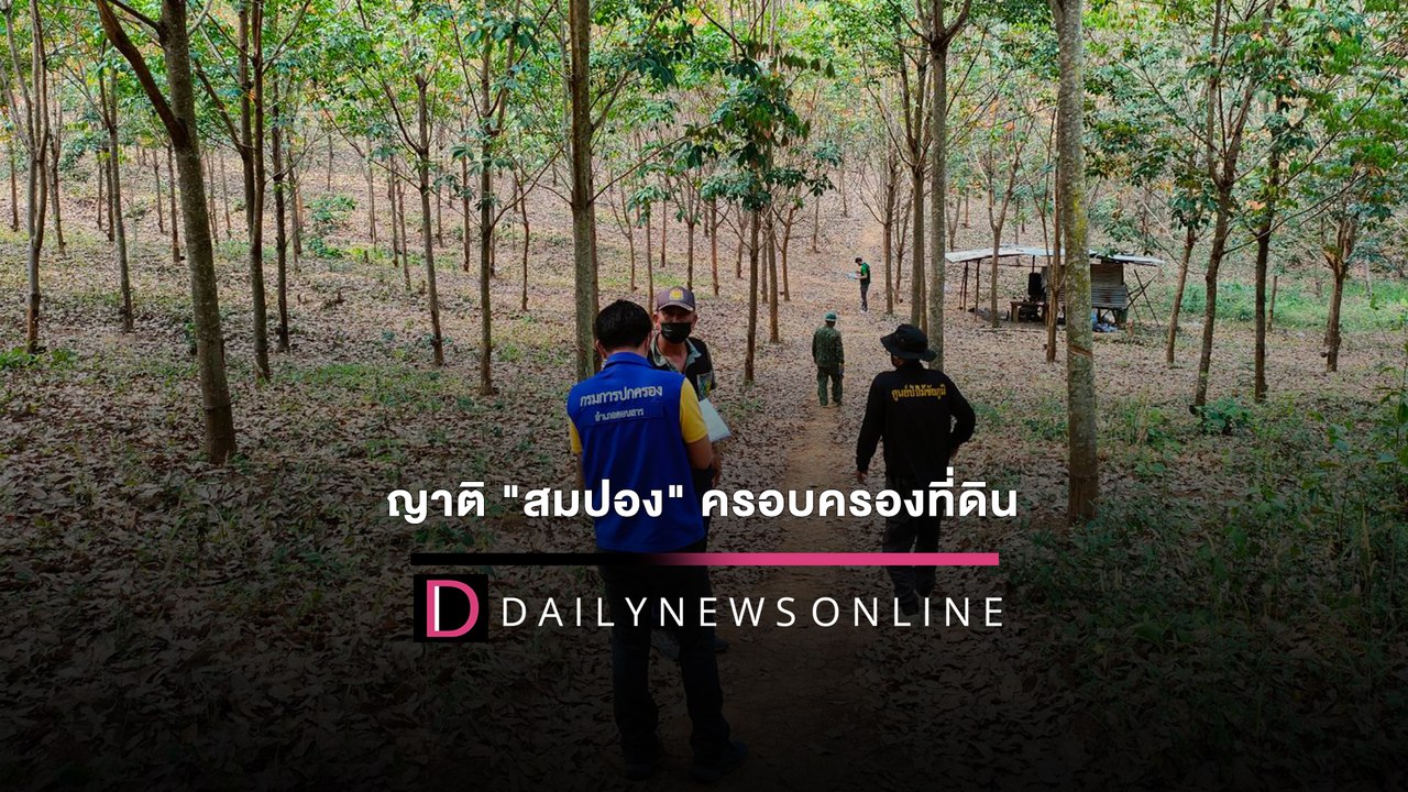ป่าไม้ชัยภูมิตรวจสอบที่ดิน'สมปอง'พบนอมินีเป็นญาติครอบครอง2แปลงเขตป่าสงวน | HOTSHOTเดลินิวส์ 09/02/65