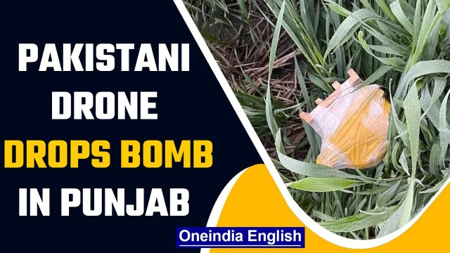 Punjab: Drone drops bombs in Amritsar, escapes to Pakistan after BSF opens fire | Oneindia News