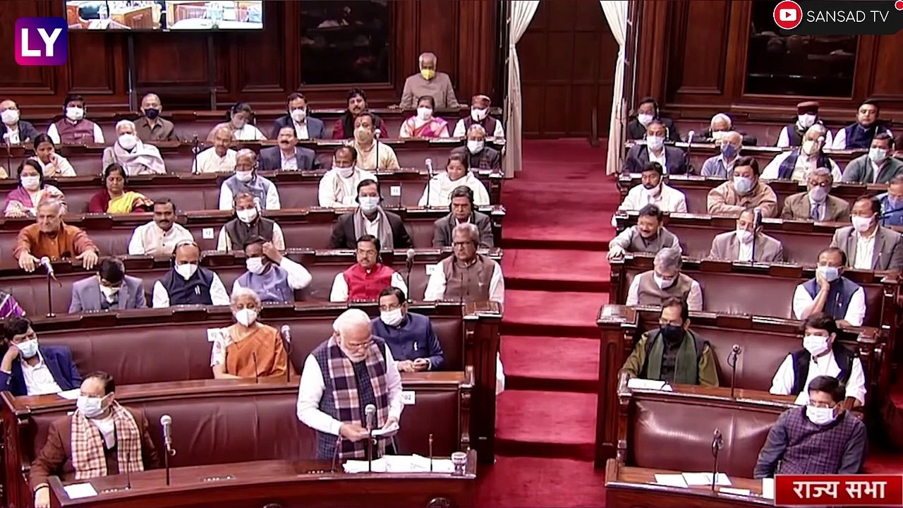 राज्यसभेत PM Narendra Modi नी काँग्रेस बरोबरच गांधी कुटुंबावर केली टीका, पाहा काय म्हणाले
