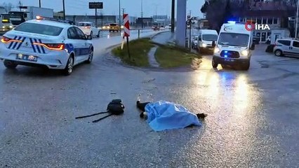 Bursa'da otomobilin çarptığı kadın hayatını kaybetti