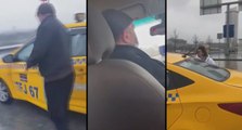 Yine taksici skandalı: Küfür etti, kolundan tutarak araçtan indirdi