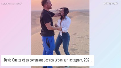 David Guetta au bras de sa compagne Jessica Ledon, sensationnelle avec son décolleté