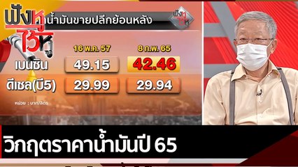 วิกฤตราคาน้ำมันปี 65  | ฟังหูไว้หู (8 ก.พ. 65)
