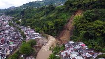فيديو: مقتل 14 شخصاً وإصابة 34 آخرين جراء انهيارات أراضية في كولومبيا