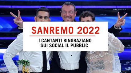 Télécharger la video: Sanremo2022, i saluti social dei cantanti in gara: 