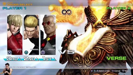 (PS4) The King of Fighters XIV - 18 - Edit Team 2 - Oswald, Rock Howard, Ryuji Yamazaki - Lv 4 Hard pt3